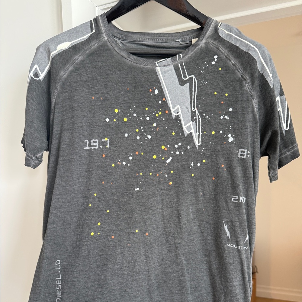 Diesel Charcoal Cotton Tee